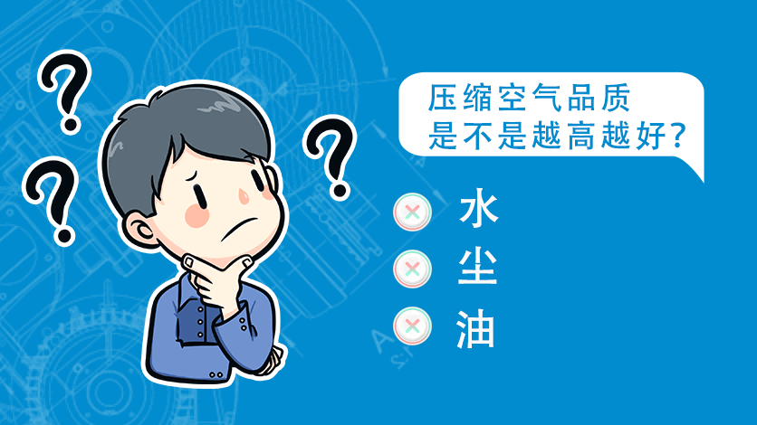 壓縮空氣品質(zhì)是不是越高越好？