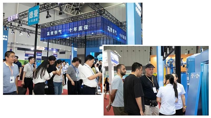 華南空氣壓縮機(jī)展現(xiàn)場(chǎng)照片